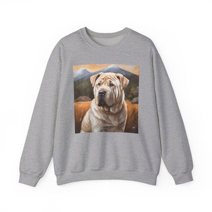 Chinese Shar-Pei Unisex 50/50 Crewneck Sweatshirt