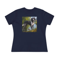 Large Munsterlander - Women's Relaxed Fit Cotton Tee