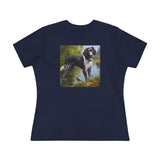 Large Munsterlander - Women's Relaxed Fit Cotton Tee