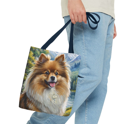 German Spitz Tote Bag (AOP) - Versatile Everyday Companion