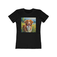 Nova Scotia Duck Tolling Retriever 'Dixie' Women's Slim Fitted Tee