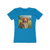Nova Scotia Duck Tolling Retriever 'Dixie' Women's Slim Fitted Tee