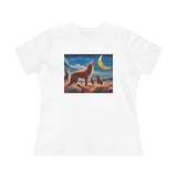 Coyotees in Moonlight Women's Relaxed Fit Cotton Tee