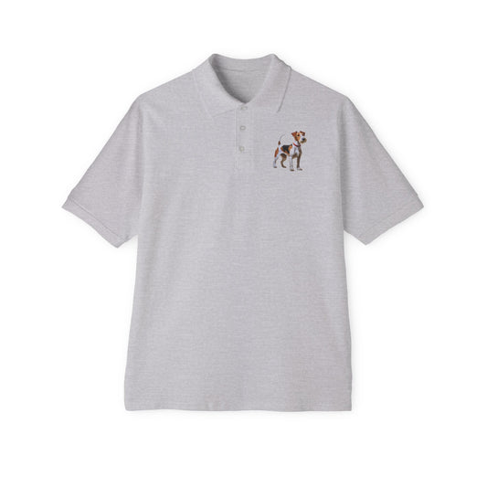 Wire  Fox Terrier Men's Piqué Polo Shirt