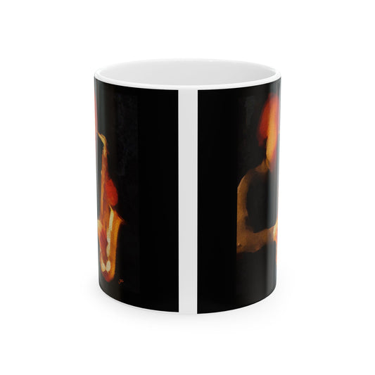 The Saxophonist Ceramic Mug 11oz