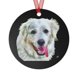 Great Pyrenees 'Heidi' Metal Ornaments