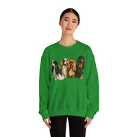 Cozy King Charles Spaniels 'Cavalier Club' Unisex Crewneck Sweatshirt