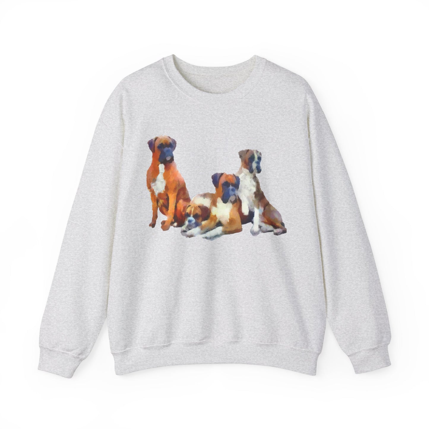 Boxer Quartet Unisex 50/50 Crewneck Sweatshirt