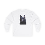 Schipperke #2  --  Unisex Classic Cotton Long Sleeve Tee