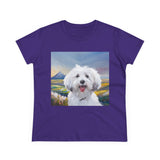 Coton de Tulear Women's Midweight Cotton Tee