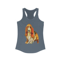 Basset Hound 'Lautrec'  Women's Racerback Tank