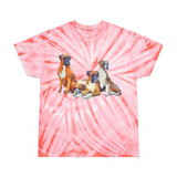 Boxer Quartet - Unisex Cotton Tie-Dye Tee in Cyclone