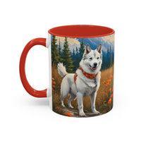 Yakutian Laika Ceramic Accent Coffee Mug (11, 15oz)