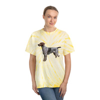 Wirehaired Pointing Griffon Unisex Tie-Dye Tee, Cyclone