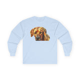 Rhodesian Ridgeback 'Zulu' Unisex Cotton Long Sleeve Tee