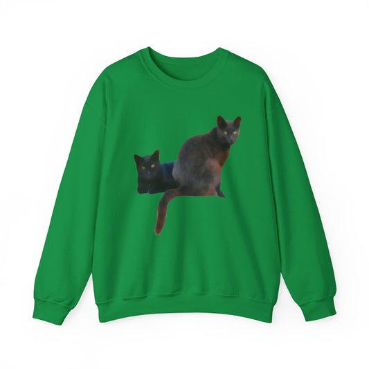 Cats 'SIfnos Sisters' Unisex 50/50 Crewneck Sweatshirt