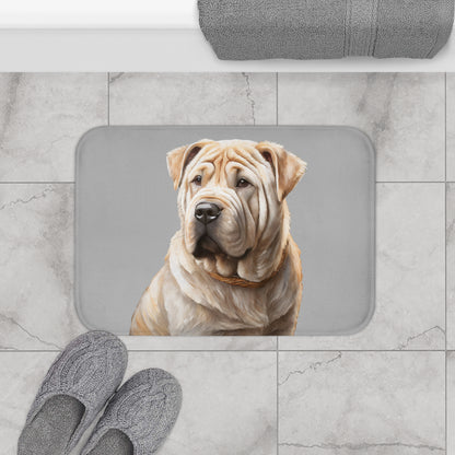 Luxurious Chinese Shar-Pei Bathroom Rug Mat