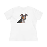 Teddy Roosevelt Terrier Women's Relaxed Fit Cotton Tee