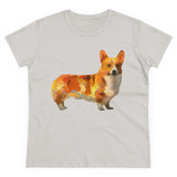 Elegant Pembroke Corgi Women's Cotton Tee