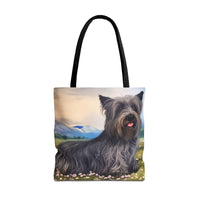 Skye Terrier Polyester Tote Bag (AOP)