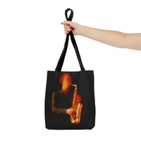 Saxophonist Tote Bag