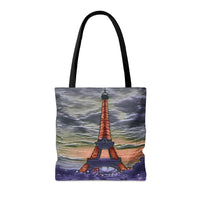 'Eiffel Tower Sunset' Tote Bag