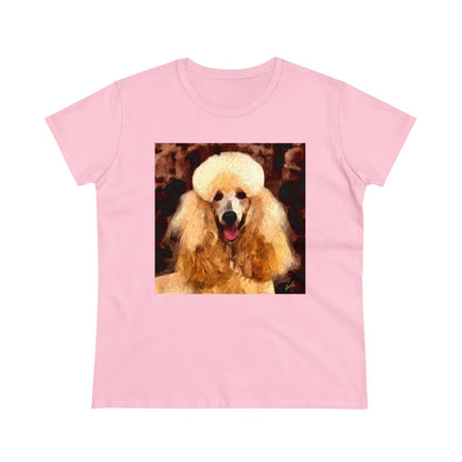 Poodle Women's Midweight Cotton Tee