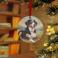 Exquisite Entlebucher Mountain Dog Metal Ornaments