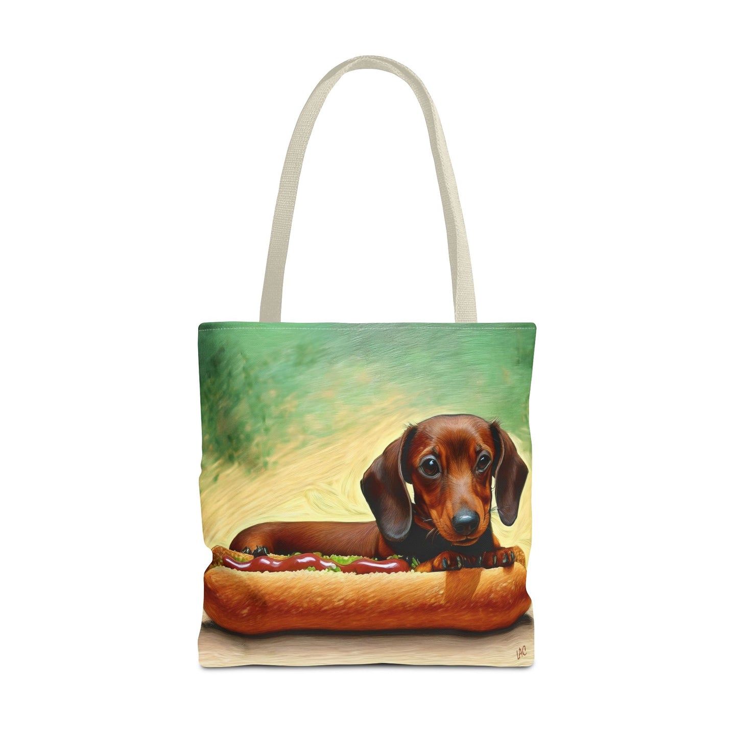 Dachshund Delight - Weiner Dog Polyester Tote Bag