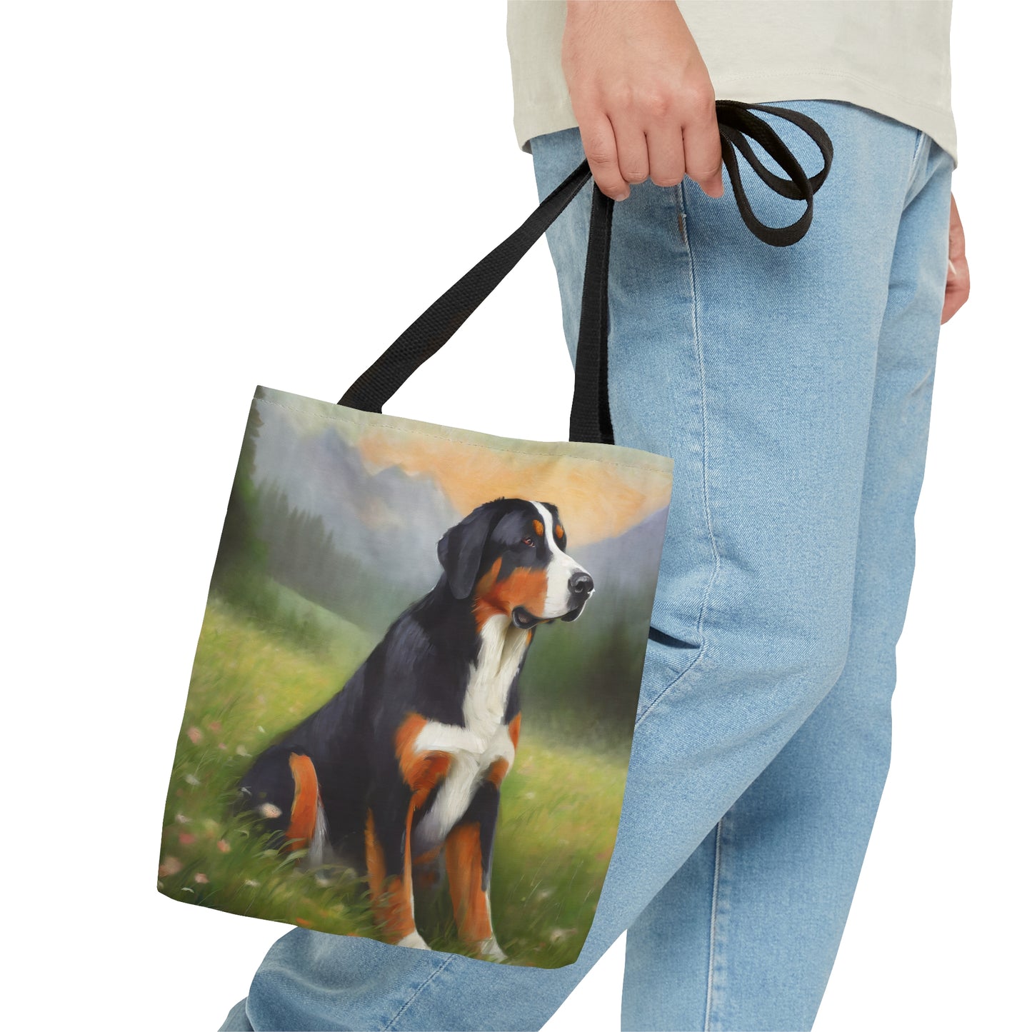 Greater Swiss Mountain Tote Bag