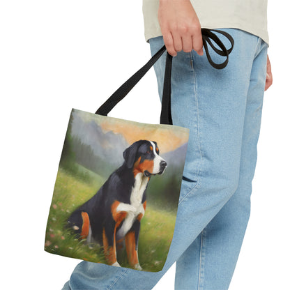 Greater Swiss Mountain Tote Bag