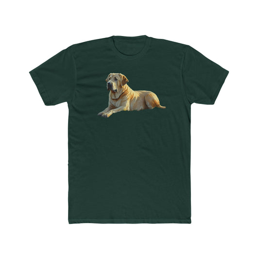 Broholmer - Danish Mastiff Men's Fitted Cotton Crew Tee
