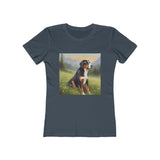 Greater Swiss Mountain Dog Women's Slim Fitted Cotton Tee
