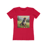 Greater Swiss Mountain Dog Women's Slim Fitted Cotton Tee