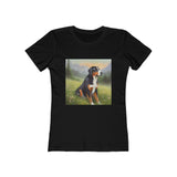 Greater Swiss Mountain Dog Women's Slim Fitted Cotton Tee