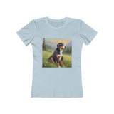 Greater Swiss Mountain Dog Women's Slim Fitted Cotton Tee