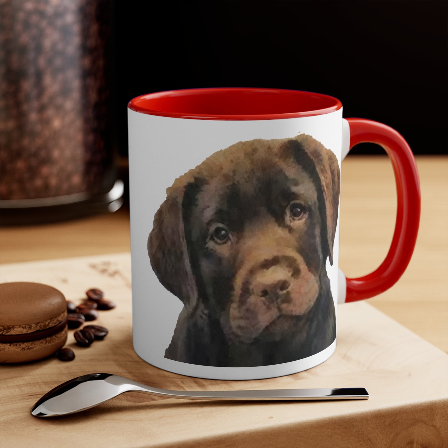 Chocolate Labrador Retriever - Accent Coffee Mug, 11oz