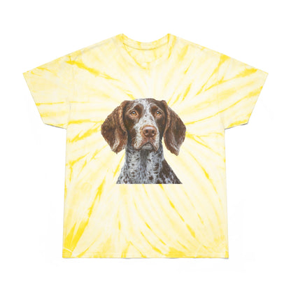 German Wirehaired Pointer Classic Tie-Dye Tee, Cyclone