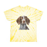 German Wirehaired Pointer Classic Tie-Dye Tee, Cyclone