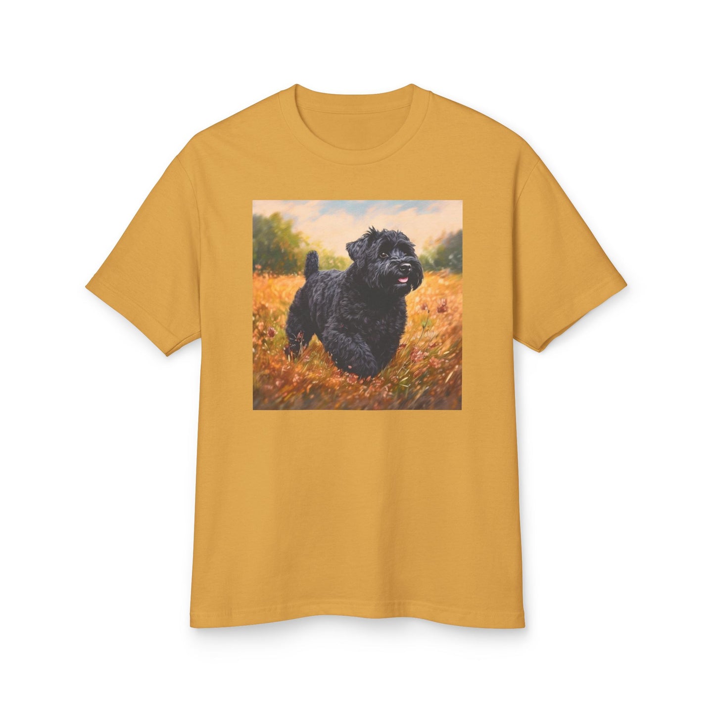 Black Russian Terrier Unisex Garment-Dyed Heavyweight Cotton Tee