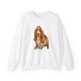 Basset Hound  'Lautrec'  Unisex  Crewneck Sweatshirt