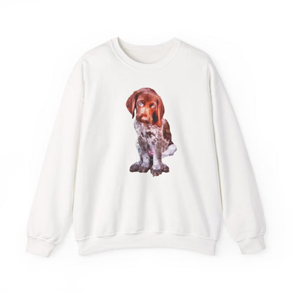 Benny Unisex 50/50 Crewneck Sweatshirt for German Shorthair Pointers