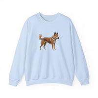 Shikoku - Japanese Hunting Dog - Unisex 50/50 Crewneck Sweatshirt