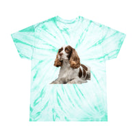 French Spaniel Classic Tie-Dye Tee, Cyclone