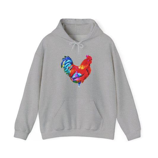 Rooster 'Craw' Unisex 50/50 Hoodie: Your Cozy Companion