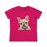 French Bulldog 'Bouvier' Women's Midweight Cotton Tee