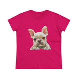 French Bulldog 'Bouvier' Women's Midweight Cotton Tee