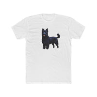 Croatian Sheepdog - Men's Fitted Cotton Crew Tee