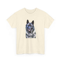 Norwegian Elkhound Unisex Heavy Cotton Tee by DoggyLips™