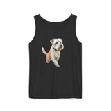 Dandie Terrier  -  Unisex Garment-Dyed Tank Top